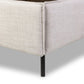 Leigh Upholstered Bed - Hockney Ivory