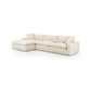 Plume 2-Piece Sectional - Thames Cream