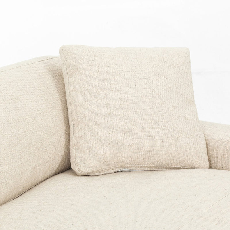 Plume 2-Piece Sectional - Thames Cream