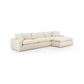 Plume 2-Piece Sectional - Thames Cream