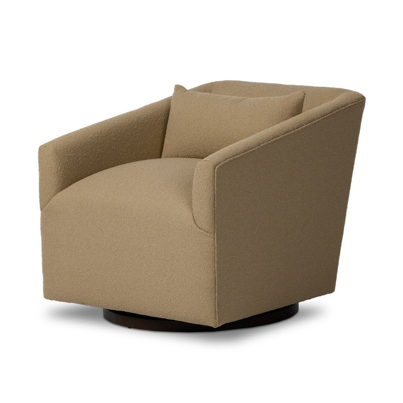 York Swivel Chair - Barlow Camel