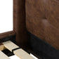Newhall Bed - Vintage Tobacco - Pintuck