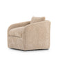 Topanga Swivel Chair - Beige Shearling