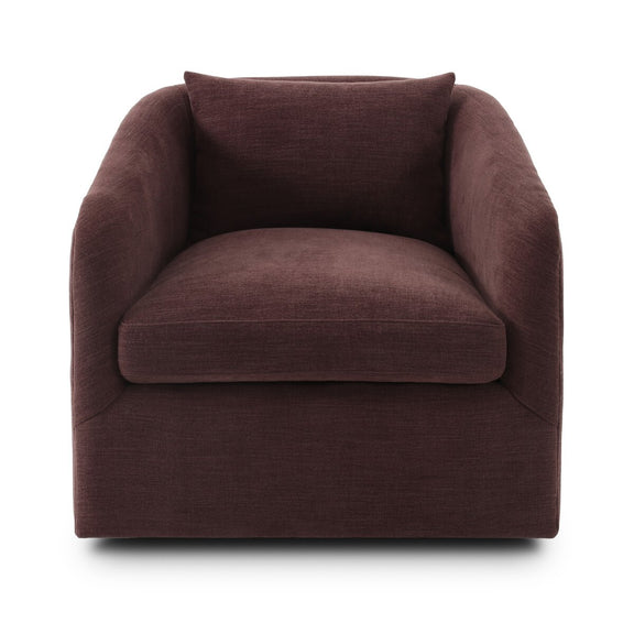 Topanga Swivel Chair - Laughlin Plum