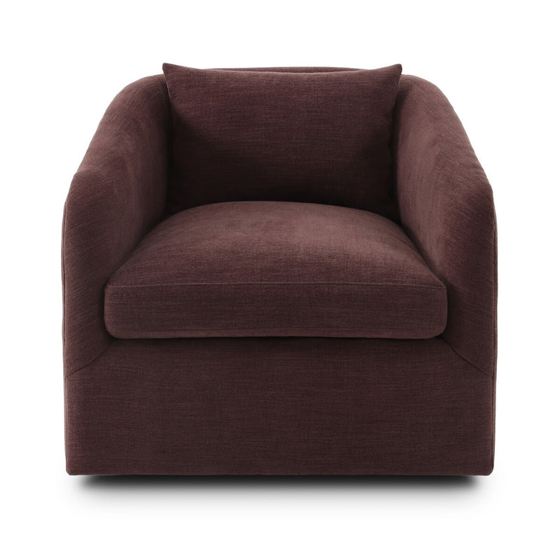 Topanga Swivel Chair - Laughlin Plum