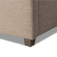 Daphne Bed - Alcala Taupe