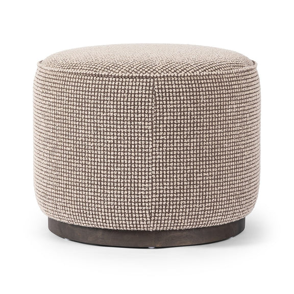 Sinclair Round Ottoman - Barrow Taupe