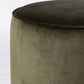Sinclair Round Ottoman - Surrey Olive