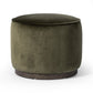 Sinclair Round Ottoman - Surrey Olive