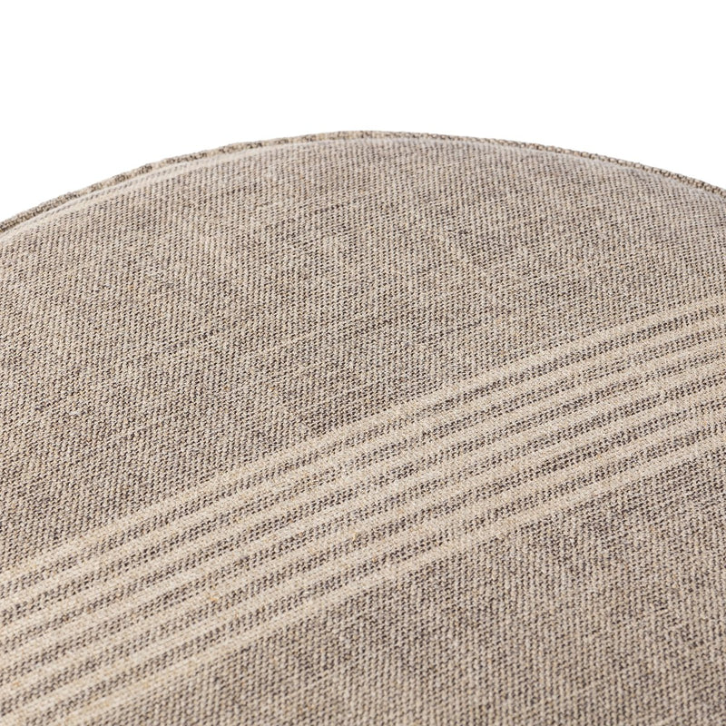 Sinclair Round Ottoman - Manchester Flint
