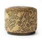 Sinclair Round Ottoman - Balkan Ochre
