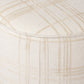 Sinclair Round Ottoman - Sheffield Ivory