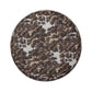 Sinclair Round Ottoman - Crypton North Oak Brown