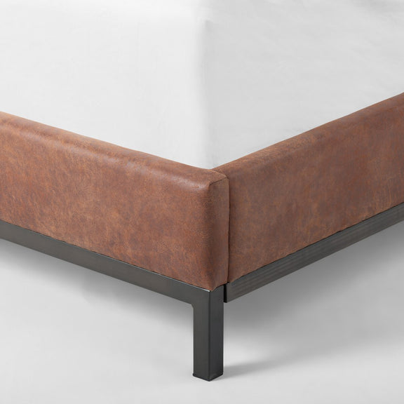 Newhall Bed - 55" - Vintage Tobacco