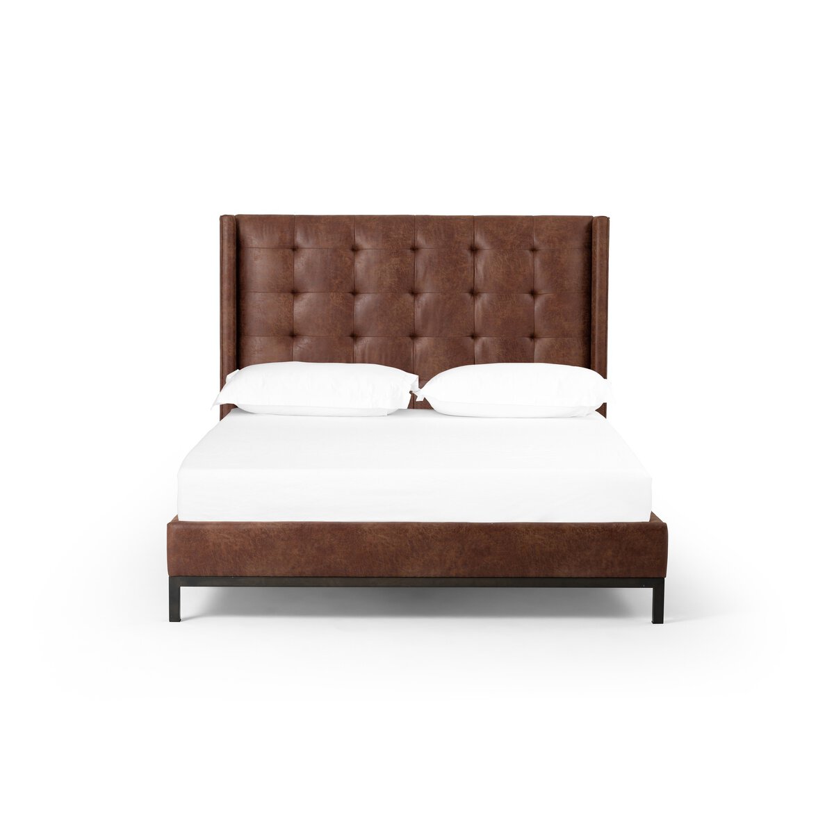 Newhall Bed - 55" - Vintage Tobacco