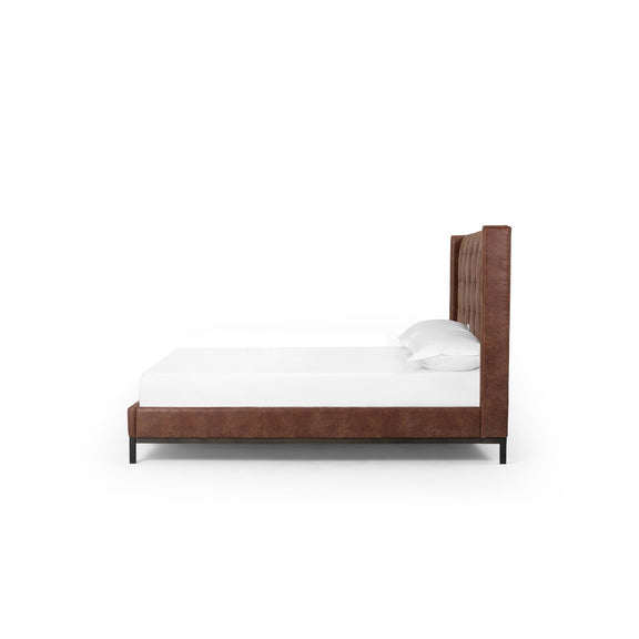 Newhall Bed - 55" - Vintage Tobacco