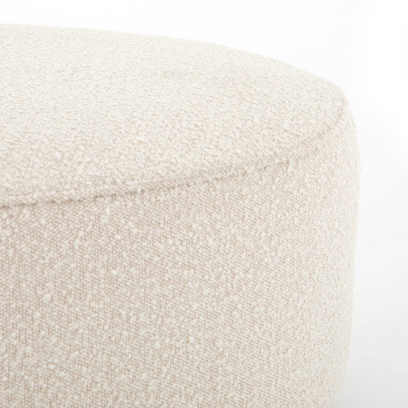 Sinclair Large Round Ottoman - Knoll Natural