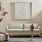 Sinclair Large Round Ottoman - Knoll Natural