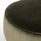 Sinclair Large Round Ottoman - Surrey Olive