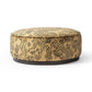 Sinclair Large Round Ottoman - Balkan Ochre