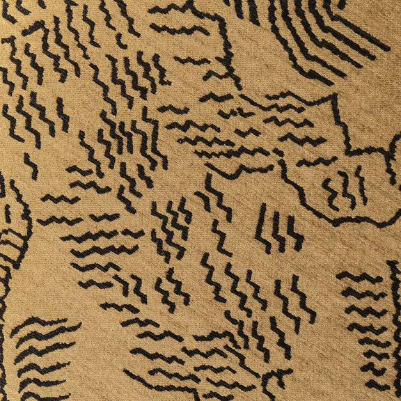 Sinclair Large Round Ottoman - Balkan Ochre