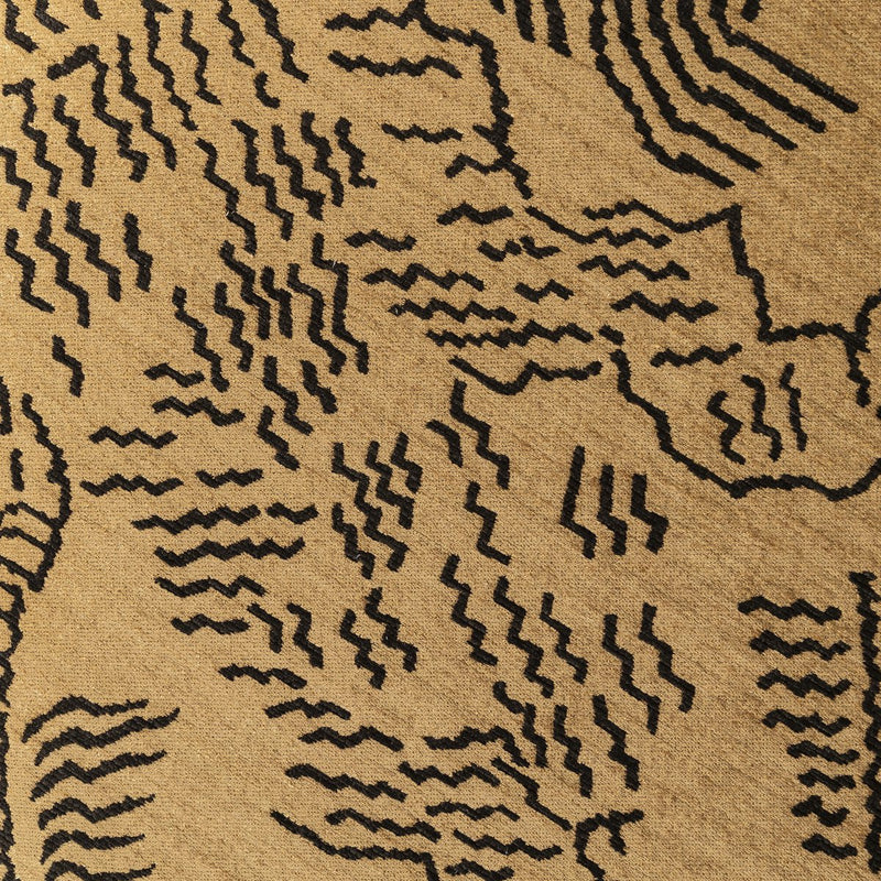 Sinclair Large Round Ottoman - Balkan Ochre