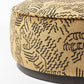 Sinclair Large Round Ottoman - Balkan Ochre