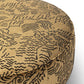 Sinclair Large Round Ottoman - Balkan Ochre