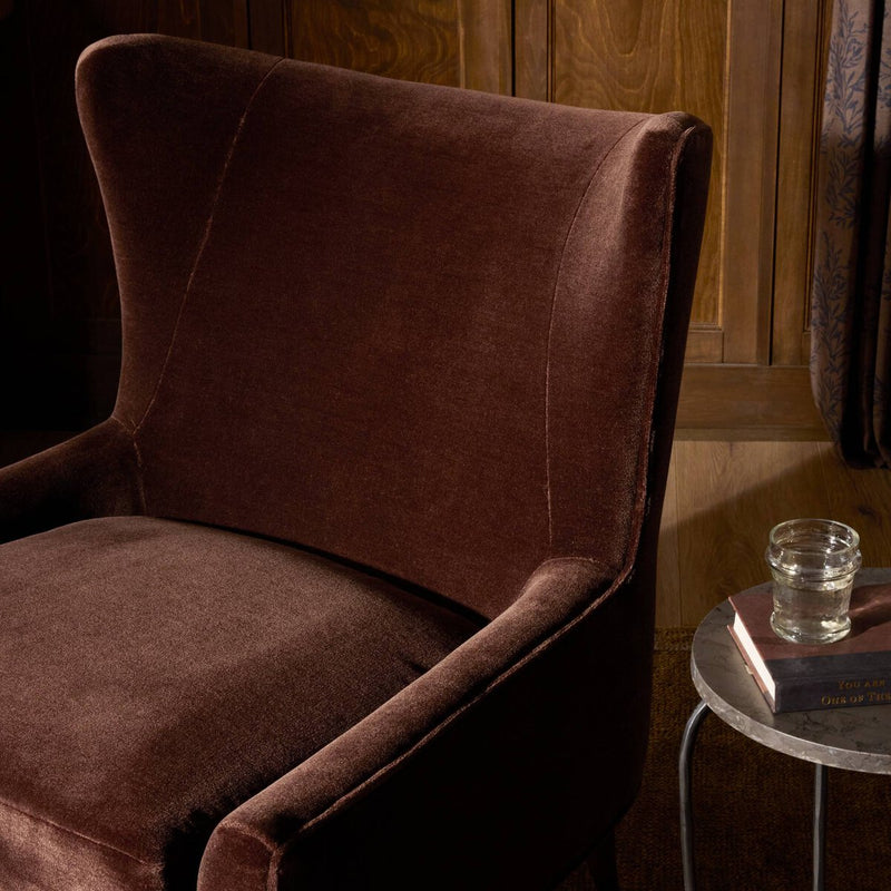 Marlow Wing Chair - Monte Chocolate