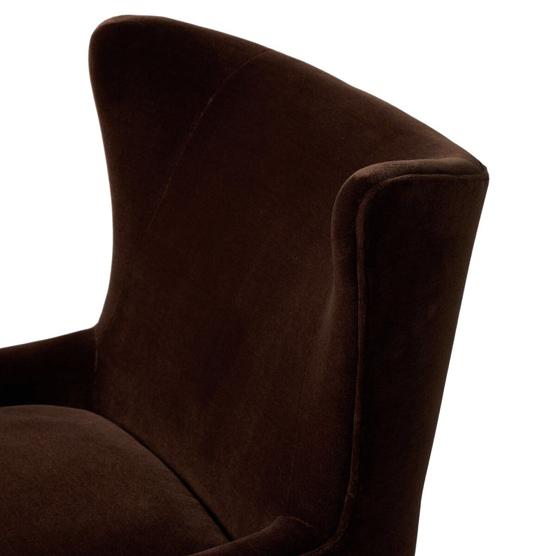 Marlow Wing Chair - Monte Chocolate