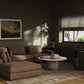 Bloor 4-Piece Sectional W/ Ottoman - Crypton Nomad Mushroom
