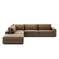 Bloor 4-Piece Sectional W/ Ottoman - Savoy Ochre
