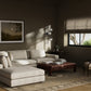 Bloor 4-Piece Sectional W/ Ottoman - Savoy Parchment