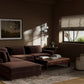 Bloor 4-Piece Sectional W/ Ottoman - Surrey Cocoa