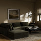 Bloor 4-Piece Sectional W/ Ottoman - Surrey Olive