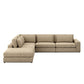 Bloor 4-Piece Sectional W/ Ottoman - Easthill Wheat