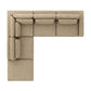 Bloor 4-Piece Sectional W/ Ottoman - Easthill Wheat
