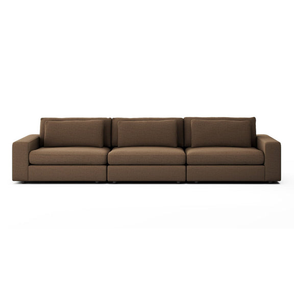 Bloor 3-Piece Sectional - Crypton Nomad Mushroom