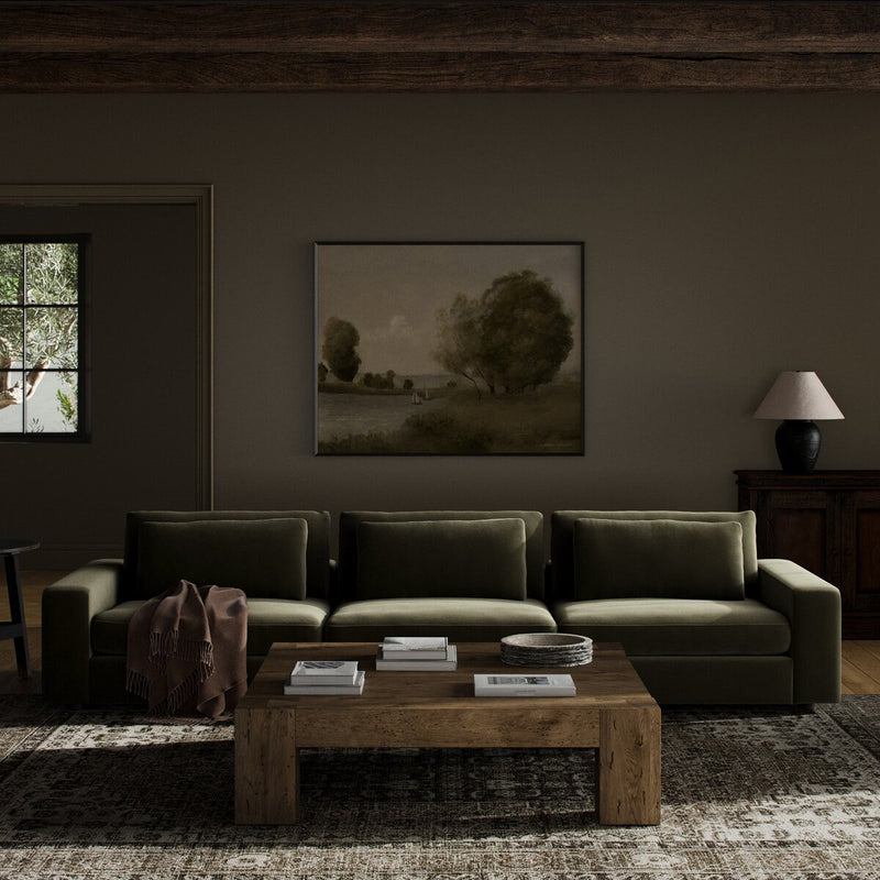 Bloor 3-Piece Sectional - Surrey Olive