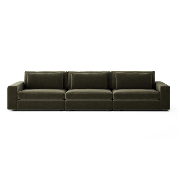 Bloor 3-Piece Sectional - Surrey Olive