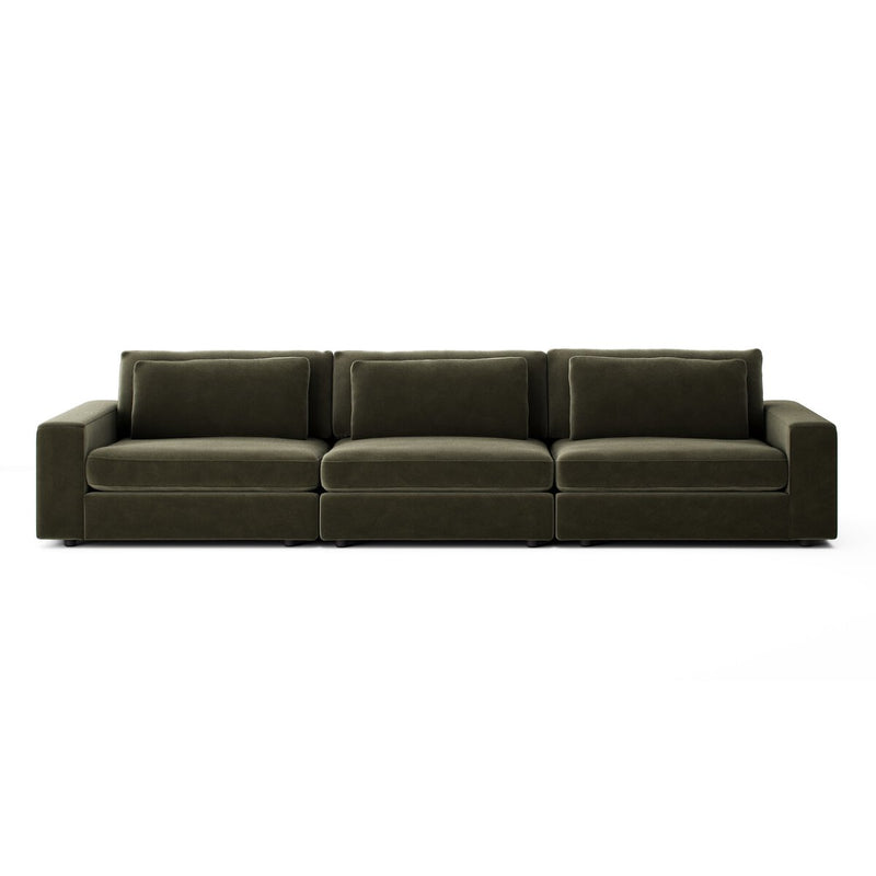 Bloor 3-Piece Sectional - Surrey Olive
