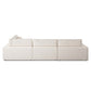 Bloor 4-Piece Sectional W/ Ottoman - Essence Natural