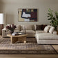 Bloor 4-Piece Sectional W/ Ottoman - Essence Natural