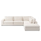 Bloor 4-Piece Sectional W/ Ottoman - Essence Natural