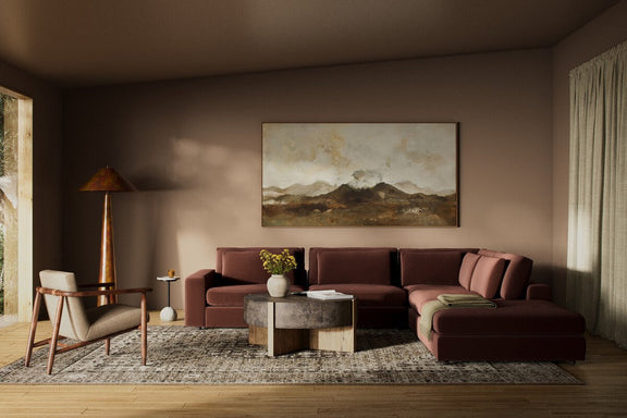 Romani Floor Lamp - Iridescent Acid Wash