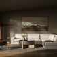 Bloor 4-Piece Sectional W/ Ottoman - Crypton Nomad Marshmallow