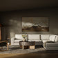 Bloor 4-Piece Sectional W/ Ottoman - Crypton Nomad Snow