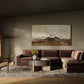 Bloor 4-Piece Sectional W/ Ottoman - Surrey Cocoa