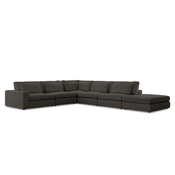 Bloor 5-Piece Sectional - Landale Charcoal
