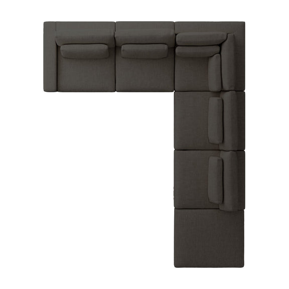 Bloor 5-Piece Sectional - Landale Charcoal